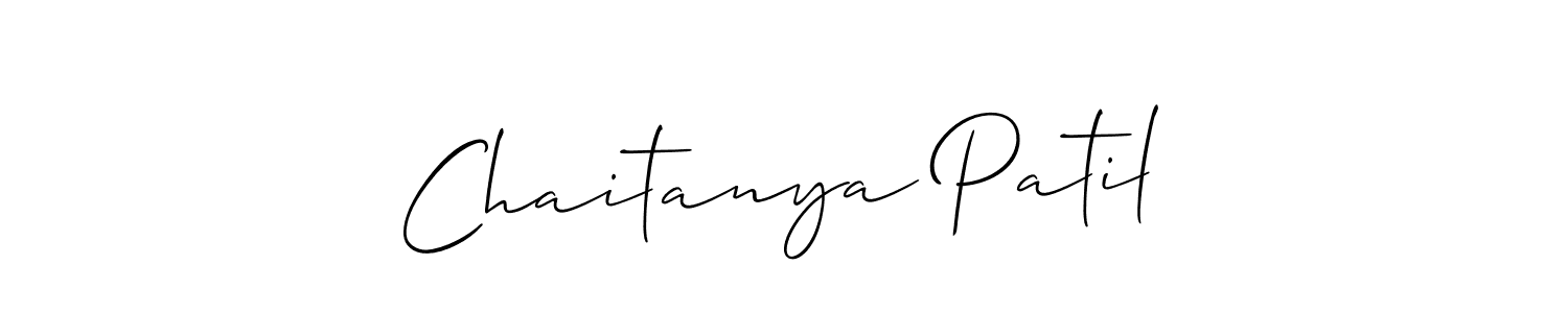 Make a beautiful signature design for name Chaitanya Patil. Use this online signature maker to create a handwritten signature for free. Chaitanya Patil signature style 2 images and pictures png