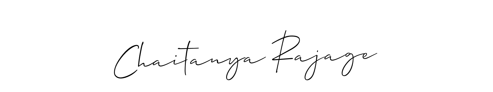 if you are searching for the best signature style for your name Chaitanya Rajage. so please give up your signature search. here we have designed multiple signature styles  using Allison_Script. Chaitanya Rajage signature style 2 images and pictures png