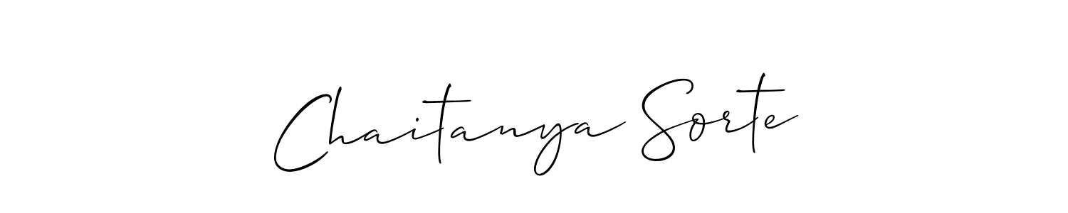 Similarly Allison_Script is the best handwritten signature design. Signature creator online .You can use it as an online autograph creator for name Chaitanya Sorte. Chaitanya Sorte signature style 2 images and pictures png