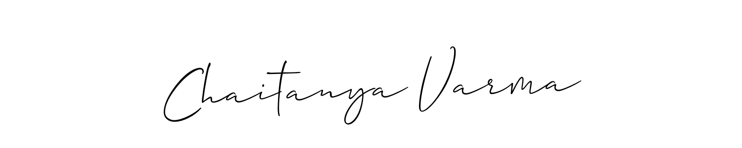How to Draw Chaitanya Varma signature style? Allison_Script is a latest design signature styles for name Chaitanya Varma. Chaitanya Varma signature style 2 images and pictures png