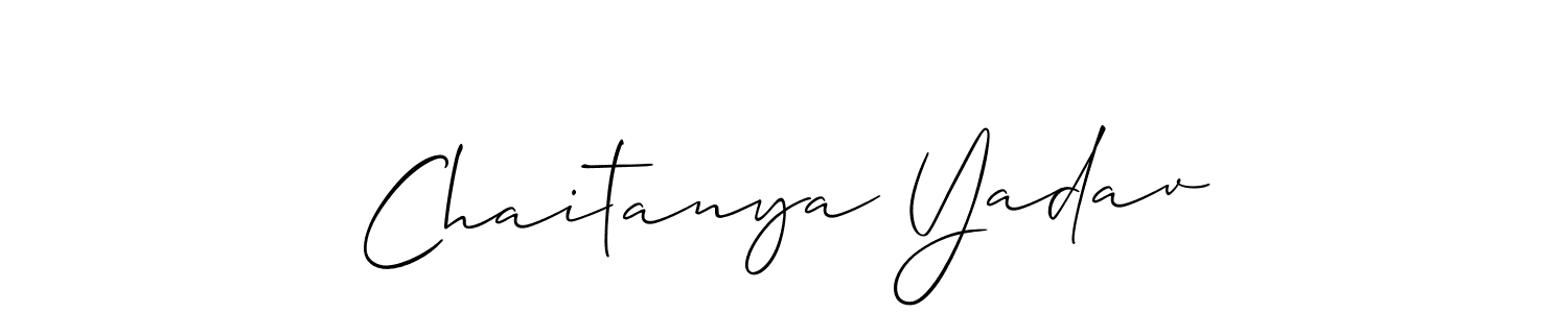 How to Draw Chaitanya Yadav signature style? Allison_Script is a latest design signature styles for name Chaitanya Yadav. Chaitanya Yadav signature style 2 images and pictures png