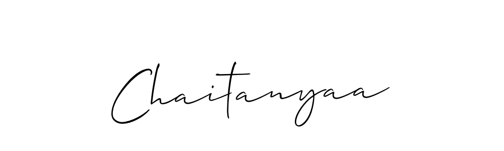 if you are searching for the best signature style for your name Chaitanyaa. so please give up your signature search. here we have designed multiple signature styles  using Allison_Script. Chaitanyaa signature style 2 images and pictures png