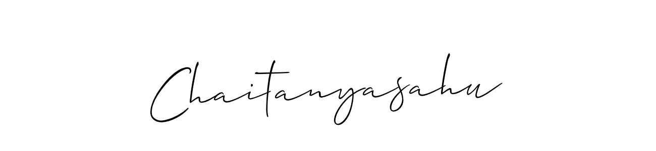 Also You can easily find your signature by using the search form. We will create Chaitanyasahu name handwritten signature images for you free of cost using Allison_Script sign style. Chaitanyasahu signature style 2 images and pictures png