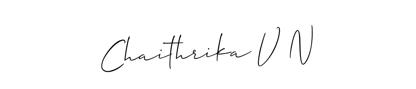 Here are the top 10 professional signature styles for the name Chaithrika V N. These are the best autograph styles you can use for your name. Chaithrika V N signature style 2 images and pictures png