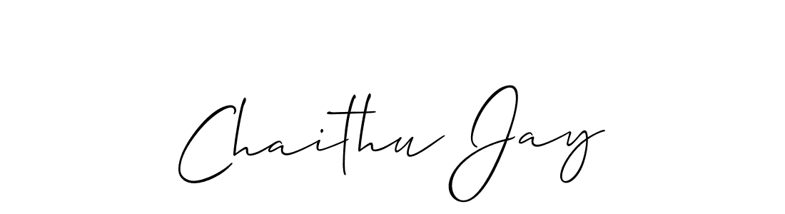 How to Draw Chaithu Jay signature style? Allison_Script is a latest design signature styles for name Chaithu Jay. Chaithu Jay signature style 2 images and pictures png