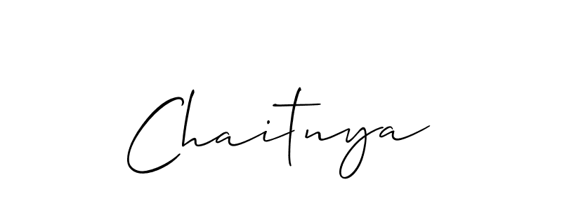 How to make Chaitnya name signature. Use Allison_Script style for creating short signs online. This is the latest handwritten sign. Chaitnya signature style 2 images and pictures png