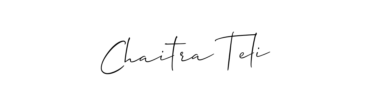 Once you've used our free online signature maker to create your best signature Allison_Script style, it's time to enjoy all of the benefits that Chaitra Teli name signing documents. Chaitra Teli signature style 2 images and pictures png