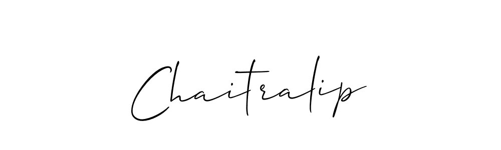 Create a beautiful signature design for name Chaitralip. With this signature (Allison_Script) fonts, you can make a handwritten signature for free. Chaitralip signature style 2 images and pictures png