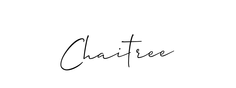 It looks lik you need a new signature style for name Chaitree. Design unique handwritten (Allison_Script) signature with our free signature maker in just a few clicks. Chaitree signature style 2 images and pictures png