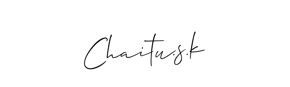 Here are the top 10 professional signature styles for the name Chaitu.s.k. These are the best autograph styles you can use for your name. Chaitu.s.k signature style 2 images and pictures png