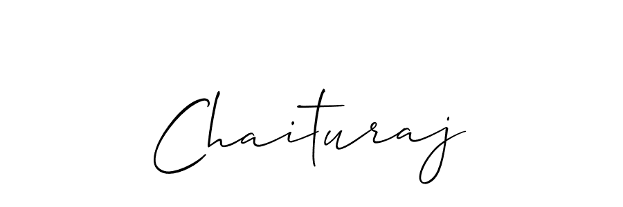 Design your own signature with our free online signature maker. With this signature software, you can create a handwritten (Allison_Script) signature for name Chaituraj. Chaituraj signature style 2 images and pictures png