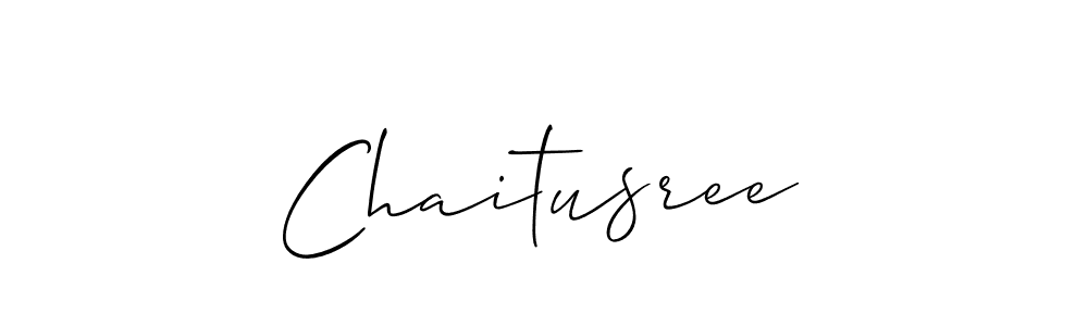 It looks lik you need a new signature style for name Chaitusree. Design unique handwritten (Allison_Script) signature with our free signature maker in just a few clicks. Chaitusree signature style 2 images and pictures png