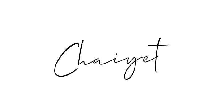 Here are the top 10 professional signature styles for the name Chaiyet. These are the best autograph styles you can use for your name. Chaiyet signature style 2 images and pictures png