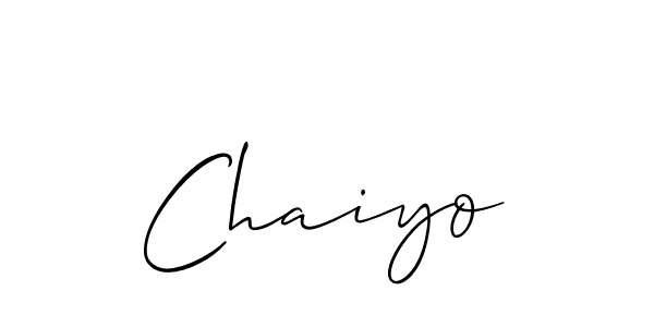 Make a beautiful signature design for name Chaiyo. Use this online signature maker to create a handwritten signature for free. Chaiyo signature style 2 images and pictures png