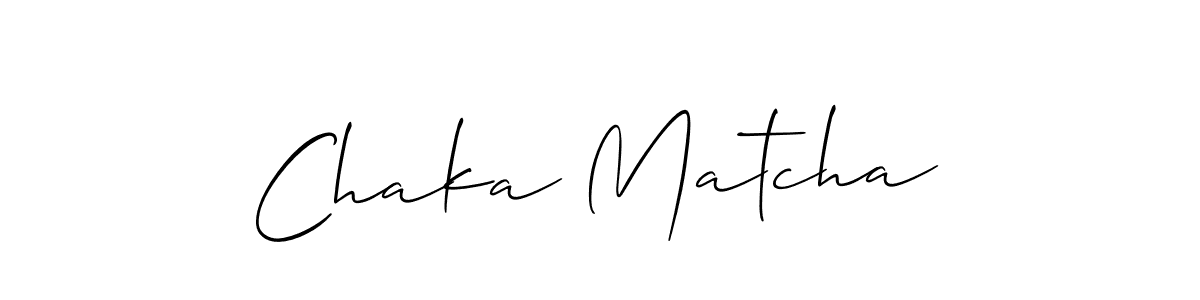 Make a beautiful signature design for name Chaka Matcha. Use this online signature maker to create a handwritten signature for free. Chaka Matcha signature style 2 images and pictures png