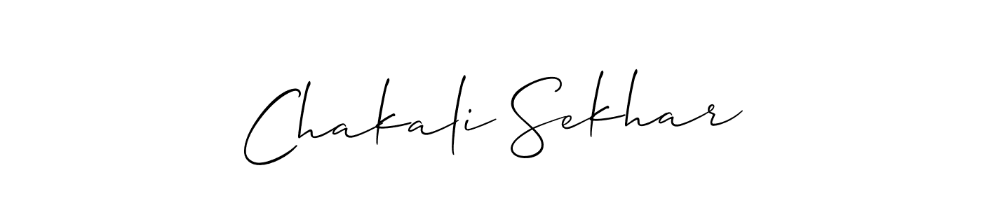 You can use this online signature creator to create a handwritten signature for the name Chakali Sekhar. This is the best online autograph maker. Chakali Sekhar signature style 2 images and pictures png