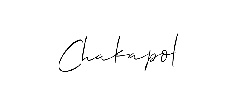 You should practise on your own different ways (Allison_Script) to write your name (Chakapol) in signature. don't let someone else do it for you. Chakapol signature style 2 images and pictures png