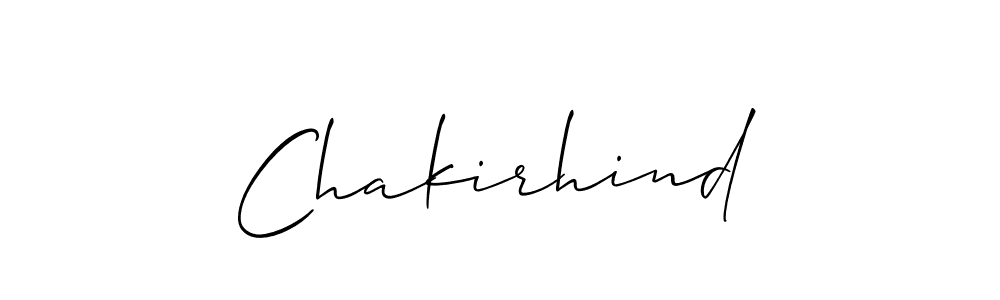 Make a beautiful signature design for name Chakirhind. With this signature (Allison_Script) style, you can create a handwritten signature for free. Chakirhind signature style 2 images and pictures png