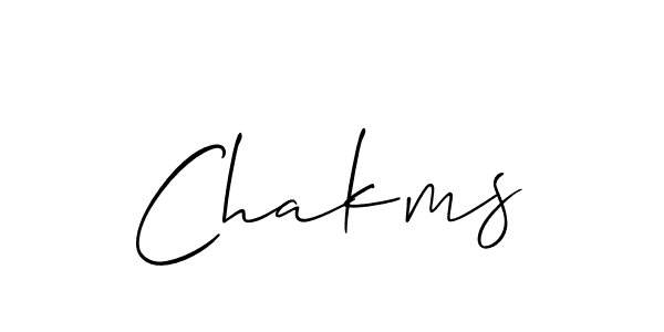 Also we have Chakms name is the best signature style. Create professional handwritten signature collection using Allison_Script autograph style. Chakms signature style 2 images and pictures png