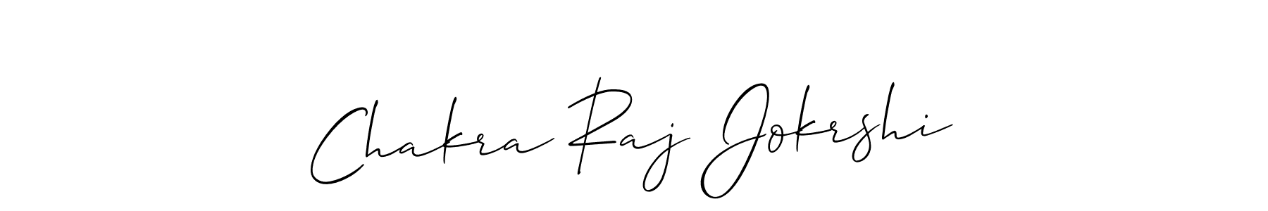 Make a short Chakra Raj Jokrshi signature style. Manage your documents anywhere anytime using Allison_Script. Create and add eSignatures, submit forms, share and send files easily. Chakra Raj Jokrshi signature style 2 images and pictures png
