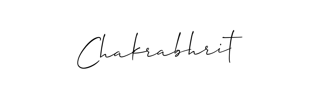 Also we have Chakrabhrit name is the best signature style. Create professional handwritten signature collection using Allison_Script autograph style. Chakrabhrit signature style 2 images and pictures png