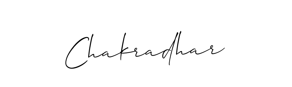 Chakradhar stylish signature style. Best Handwritten Sign (Allison_Script) for my name. Handwritten Signature Collection Ideas for my name Chakradhar. Chakradhar signature style 2 images and pictures png