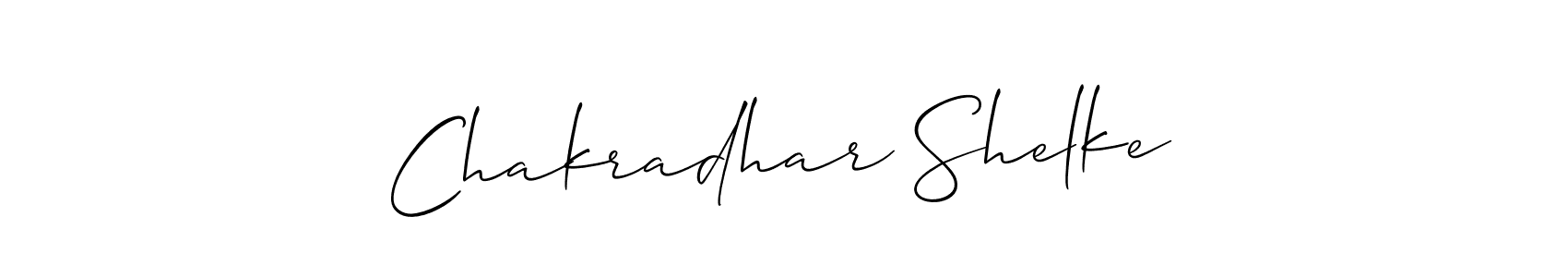 You can use this online signature creator to create a handwritten signature for the name Chakradhar Shelke. This is the best online autograph maker. Chakradhar Shelke signature style 2 images and pictures png