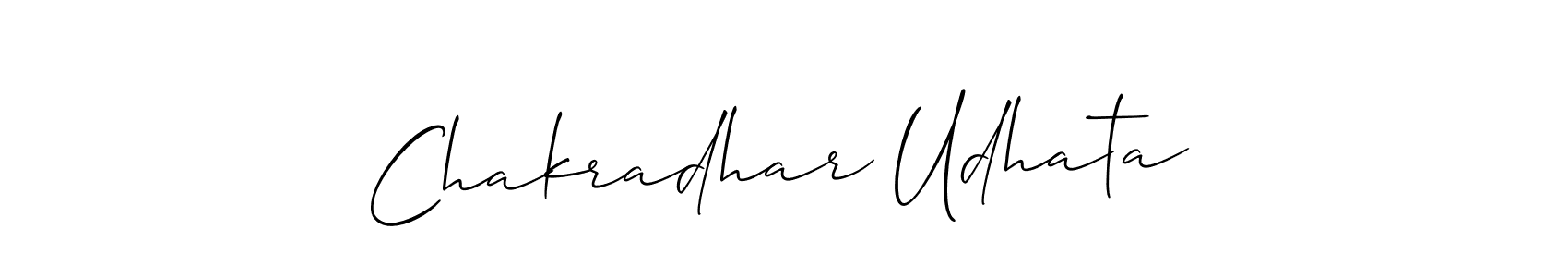 You can use this online signature creator to create a handwritten signature for the name Chakradhar Udhata. This is the best online autograph maker. Chakradhar Udhata signature style 2 images and pictures png