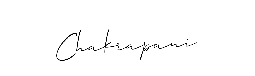 How to make Chakrapani signature? Allison_Script is a professional autograph style. Create handwritten signature for Chakrapani name. Chakrapani signature style 2 images and pictures png