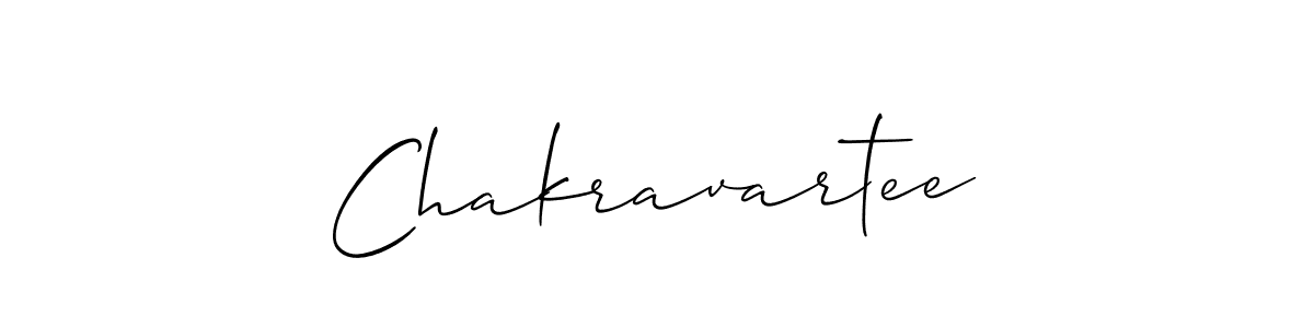 How to make Chakravartee signature? Allison_Script is a professional autograph style. Create handwritten signature for Chakravartee name. Chakravartee signature style 2 images and pictures png