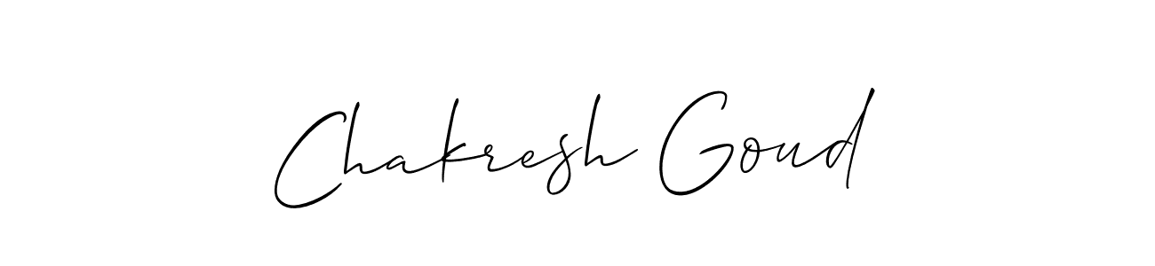 This is the best signature style for the Chakresh Goud name. Also you like these signature font (Allison_Script). Mix name signature. Chakresh Goud signature style 2 images and pictures png