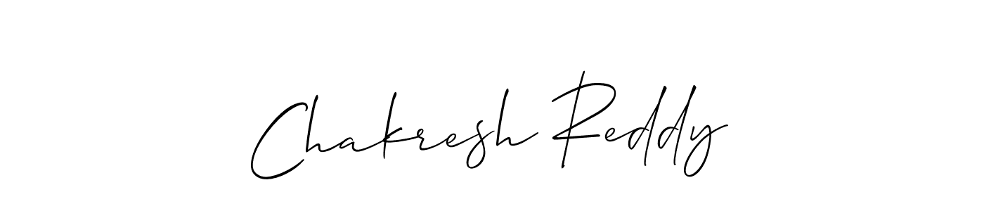 How to make Chakresh Reddy signature? Allison_Script is a professional autograph style. Create handwritten signature for Chakresh Reddy name. Chakresh Reddy signature style 2 images and pictures png