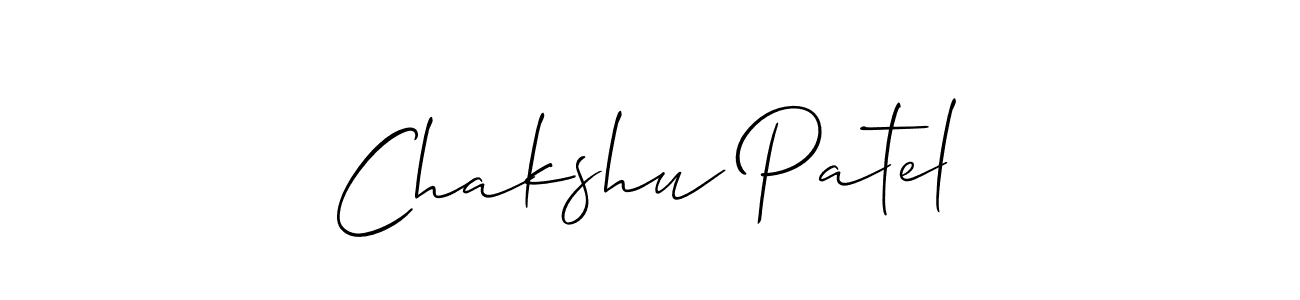 You should practise on your own different ways (Allison_Script) to write your name (Chakshu Patel) in signature. don't let someone else do it for you. Chakshu Patel signature style 2 images and pictures png