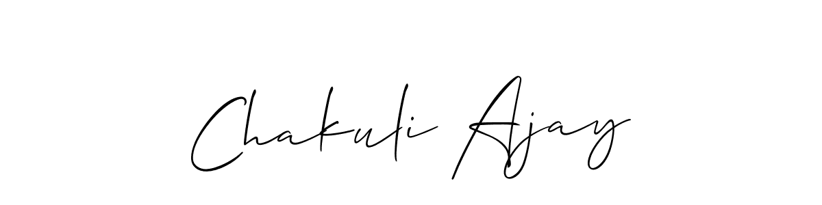 Make a short Chakuli Ajay signature style. Manage your documents anywhere anytime using Allison_Script. Create and add eSignatures, submit forms, share and send files easily. Chakuli Ajay signature style 2 images and pictures png