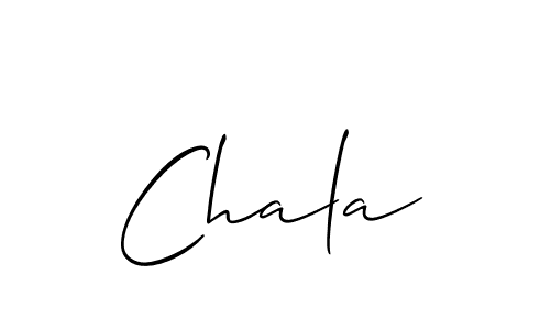 Best and Professional Signature Style for Chala. Allison_Script Best Signature Style Collection. Chala signature style 2 images and pictures png