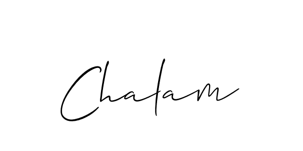Best and Professional Signature Style for Chalam. Allison_Script Best Signature Style Collection. Chalam signature style 2 images and pictures png
