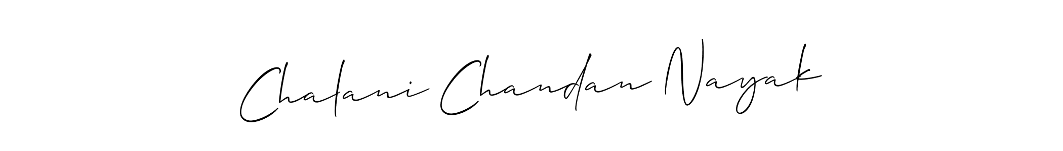 Also You can easily find your signature by using the search form. We will create Chalani Chandan Nayak name handwritten signature images for you free of cost using Allison_Script sign style. Chalani Chandan Nayak signature style 2 images and pictures png