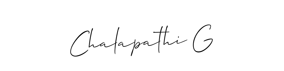 Once you've used our free online signature maker to create your best signature Allison_Script style, it's time to enjoy all of the benefits that Chalapathi G name signing documents. Chalapathi G signature style 2 images and pictures png