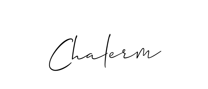 Also You can easily find your signature by using the search form. We will create Chalerm name handwritten signature images for you free of cost using Allison_Script sign style. Chalerm signature style 2 images and pictures png