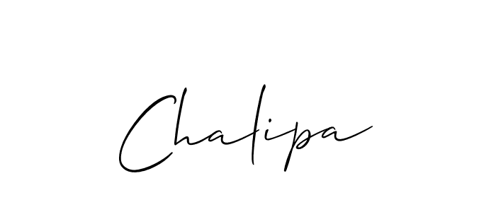 Similarly Allison_Script is the best handwritten signature design. Signature creator online .You can use it as an online autograph creator for name Chalipa. Chalipa signature style 2 images and pictures png