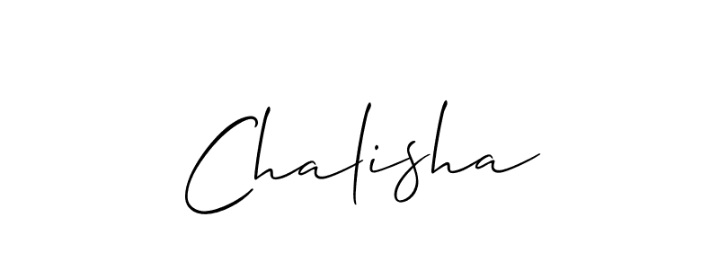 Chalisha stylish signature style. Best Handwritten Sign (Allison_Script) for my name. Handwritten Signature Collection Ideas for my name Chalisha. Chalisha signature style 2 images and pictures png