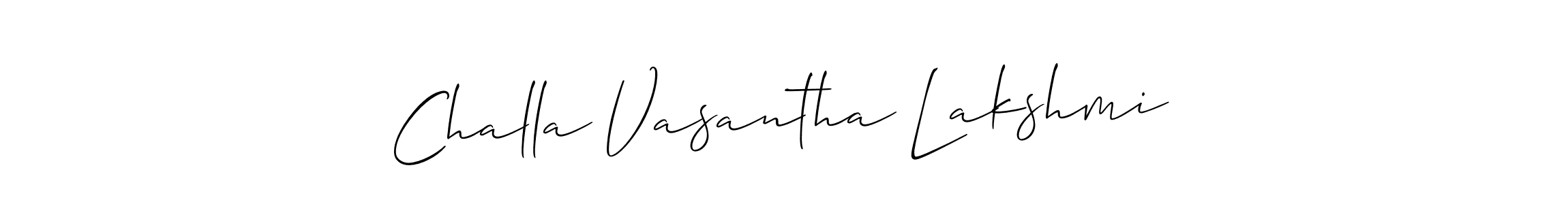 Best and Professional Signature Style for Challa Vasantha Lakshmi. Allison_Script Best Signature Style Collection. Challa Vasantha Lakshmi signature style 2 images and pictures png
