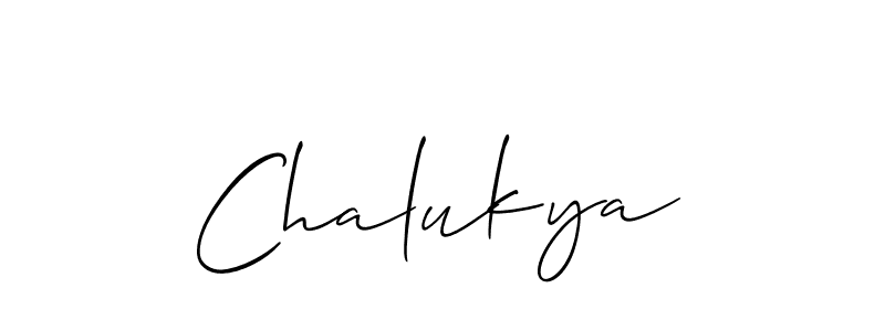 Use a signature maker to create a handwritten signature online. With this signature software, you can design (Allison_Script) your own signature for name Chalukya. Chalukya signature style 2 images and pictures png