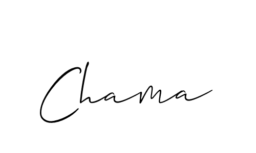 Allison_Script is a professional signature style that is perfect for those who want to add a touch of class to their signature. It is also a great choice for those who want to make their signature more unique. Get Chama name to fancy signature for free. Chama signature style 2 images and pictures png