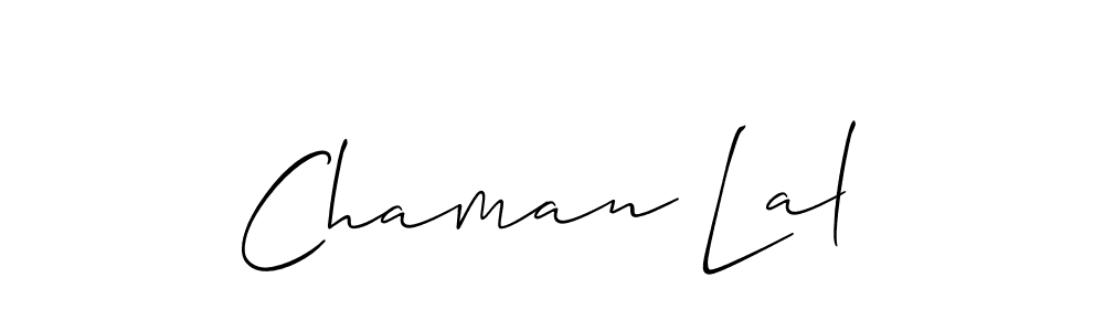 It looks lik you need a new signature style for name Chaman Lal. Design unique handwritten (Allison_Script) signature with our free signature maker in just a few clicks. Chaman Lal signature style 2 images and pictures png