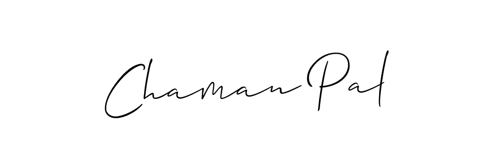 How to make Chaman Pal name signature. Use Allison_Script style for creating short signs online. This is the latest handwritten sign. Chaman Pal signature style 2 images and pictures png