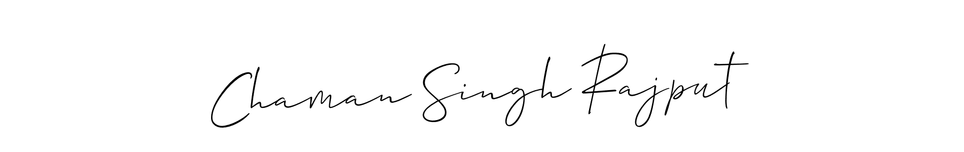 if you are searching for the best signature style for your name Chaman Singh Rajput. so please give up your signature search. here we have designed multiple signature styles  using Allison_Script. Chaman Singh Rajput signature style 2 images and pictures png