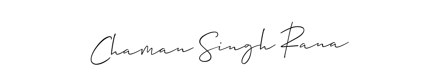 Make a beautiful signature design for name Chaman Singh Rana. Use this online signature maker to create a handwritten signature for free. Chaman Singh Rana signature style 2 images and pictures png