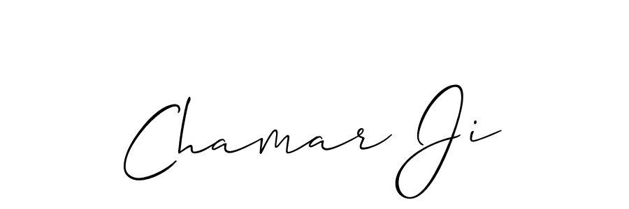 Also You can easily find your signature by using the search form. We will create Chamar Ji name handwritten signature images for you free of cost using Allison_Script sign style. Chamar Ji signature style 2 images and pictures png