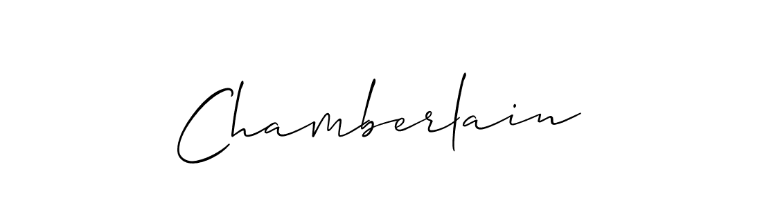 Use a signature maker to create a handwritten signature online. With this signature software, you can design (Allison_Script) your own signature for name Chamberlain. Chamberlain signature style 2 images and pictures png